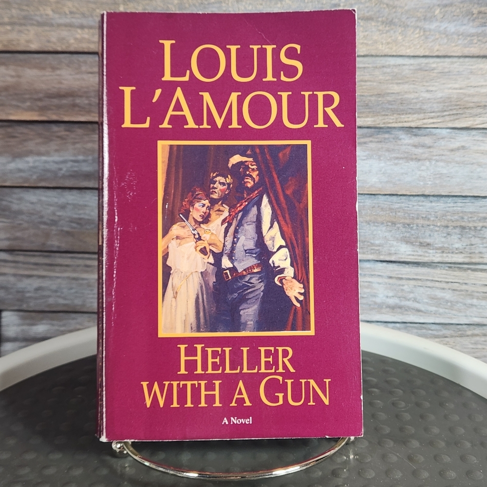 🔥 Louis L'Amour Heller with a Gun Paperback Book Western